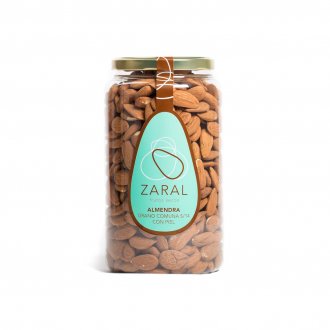 Almendra grano comuna S/14 con piel. 1 kg aprox