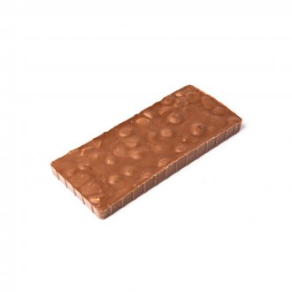 Turrón chocolate con leche y macadamia
